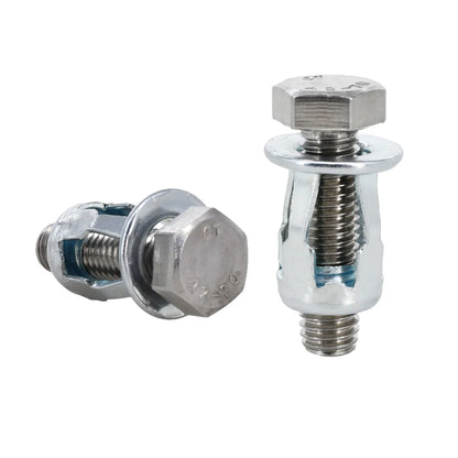 M4 M5 M6 Petal Shape Expansion Rivet Nuts Metal Jack Nut Screw Kit 30Pcs