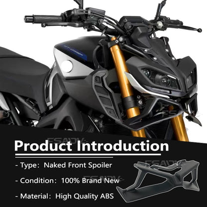 Front Spoiler Winglet Kit for Yamaha MT-09 MT09 SP 2017–2020 Wing Set