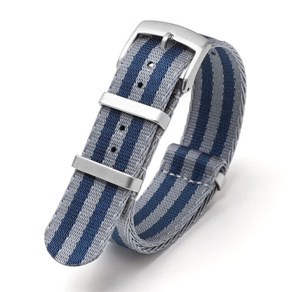 Nylon Watch Strap 24mm for Omega Seiko Mens Canvas Sport Band
