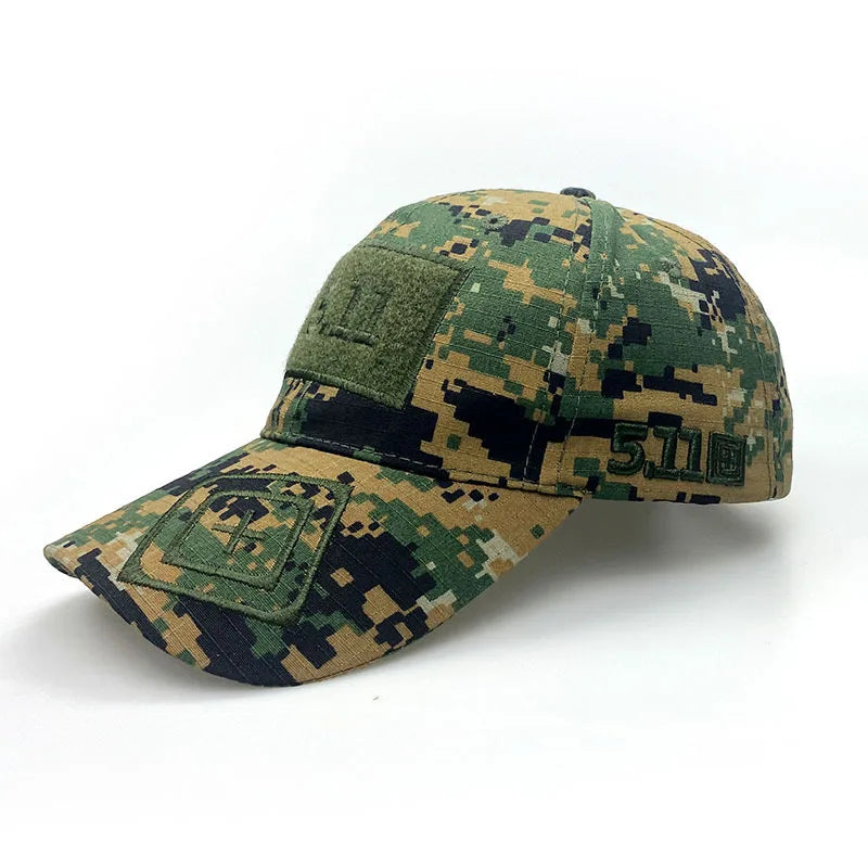Fishing Sun Hat Camouflage Baseball Cap Breathable Outdoor Hiking Men