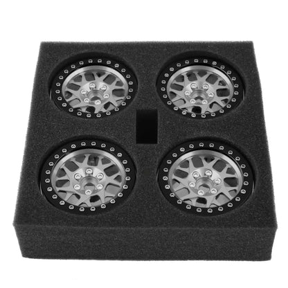4pcs CNC Aluminum 2.2 Beadlock Wheel Rims for 1/10 RC Crawler SCX10 TRX4