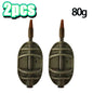 Carp Inline Method Feeder Zinc Alloy Groundbait Weight Short Body Rig Setup