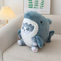 Kawaii Shark Cat Plush Soft Stuffed Doll Toy for Kids Birthday Gift