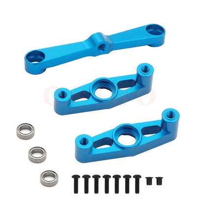 RC Car Upgrade Parts Tamiya TT02 Metal Front Rear Steering Suspension Arms