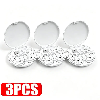 3pcs Mobile Phone Holder Fast Portable USB Charging for Traveling