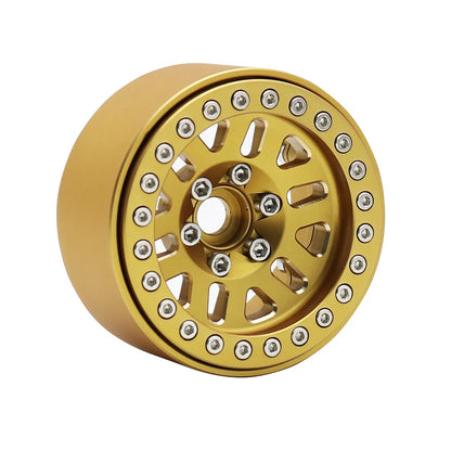 240g Brass 1.9" Beadlock Wheel Rim for 1/10 RC Crawler TRX4 TRX6 Axial SCX10 III - EXPROTAS
