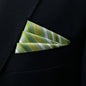 Mens Pocket Square Handkerchief Solid Satin Wedding Accessories