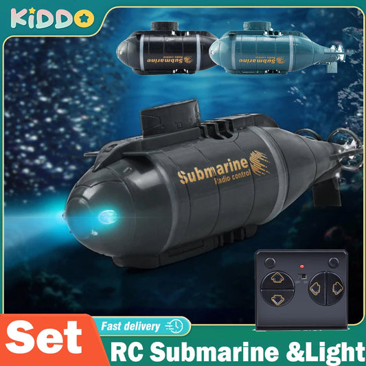 Mini RC Submarine Speed Boat Remote Control Toy Gift for Kids Diving