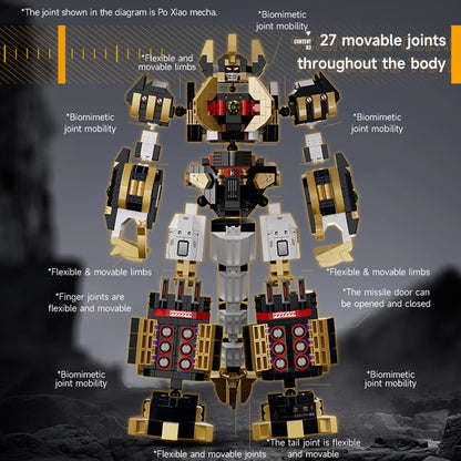 Cool Mecha Building Blocks Action Figures for Boys Gifts