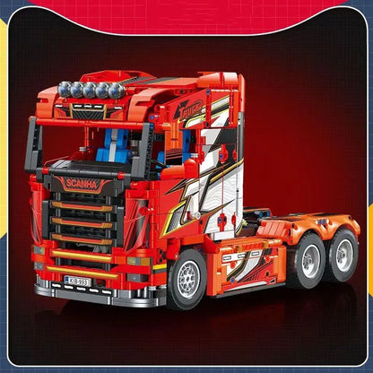 Technic JJ9070 MOC Building Block bricks model toy Sca Tractor Truck gifts collect Christmas 1708pcs-EXPROTAS