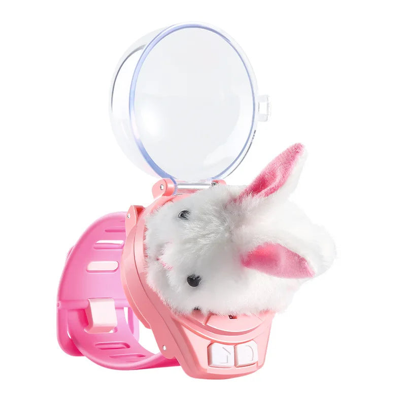 LED Lights RC Car Watch Toy Mini 2.4GHz Kids Racing Gift for Children