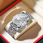 Poedagar Luxury Men's Watch Waterproof Quartz Luminous Date Stainless Steel