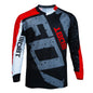 Long Sleeve Motocross Jersey Men Racing Shirt Quick Dry MTB 2024