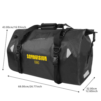Universal Motorcycle Waterproof Tail Bags Back Seat Bags Cycling Camping Travel Bag Motorbike Scooter Sport Luggage Pack 66L 40L-EXPROTAS