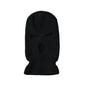 Motorcycle Windproof Full Face Knit Hats Custom SkiMask Men Warm Wool Balaclava embroidery Winter hats Knitted 3 Holes Ski Mask-EXPROTAS