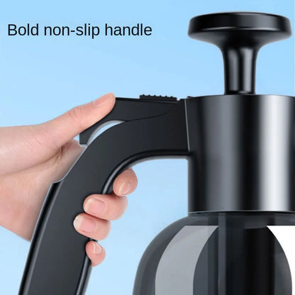 2L Car Wash Pump Foam Sprayer Handheld Snow Cleaning Spray Bottle