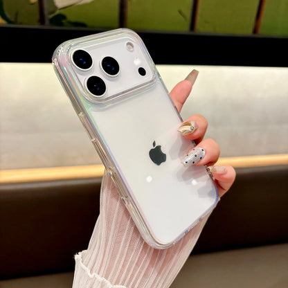 Gradient Candy Clear Case for iPhone 12-17 Air Pro Max Plus Camera Cover