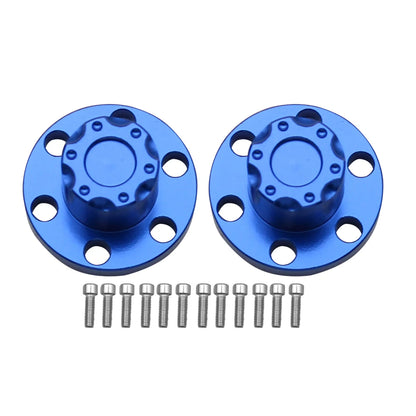 1/10 RC Crawler Metal Wheel Center Dust Caps 6-Hole for 1.9" & 2.2" Wheels - EXPROTAS