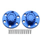 1/10 RC Crawler Metal Wheel Center Dust Caps 6-Hole for 1.9" & 2.2" Wheels - EXPROTAS
