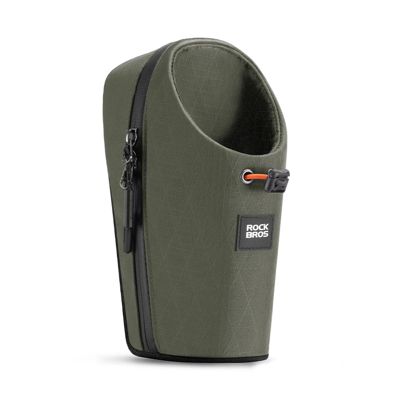 Water Bottle Bag Folding Bike Front Frame Storage Pouch for Brompton