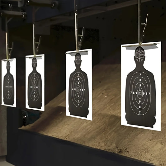 30pcs Shape Target Papers for Outdoor Archery Shooting Practice