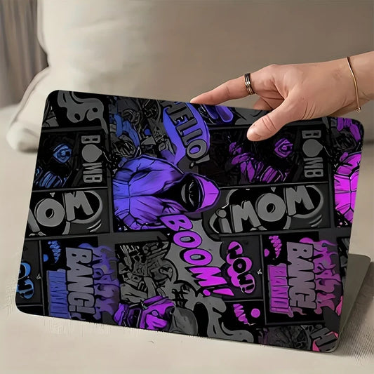 2-Pack Art Decal Case for Laptop - Neon Graffiti Pattern Skin Sticker