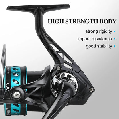 BILLINGS 1000-7000 Series Spinning Fishing Reel 10KG Max Drag for All Waters