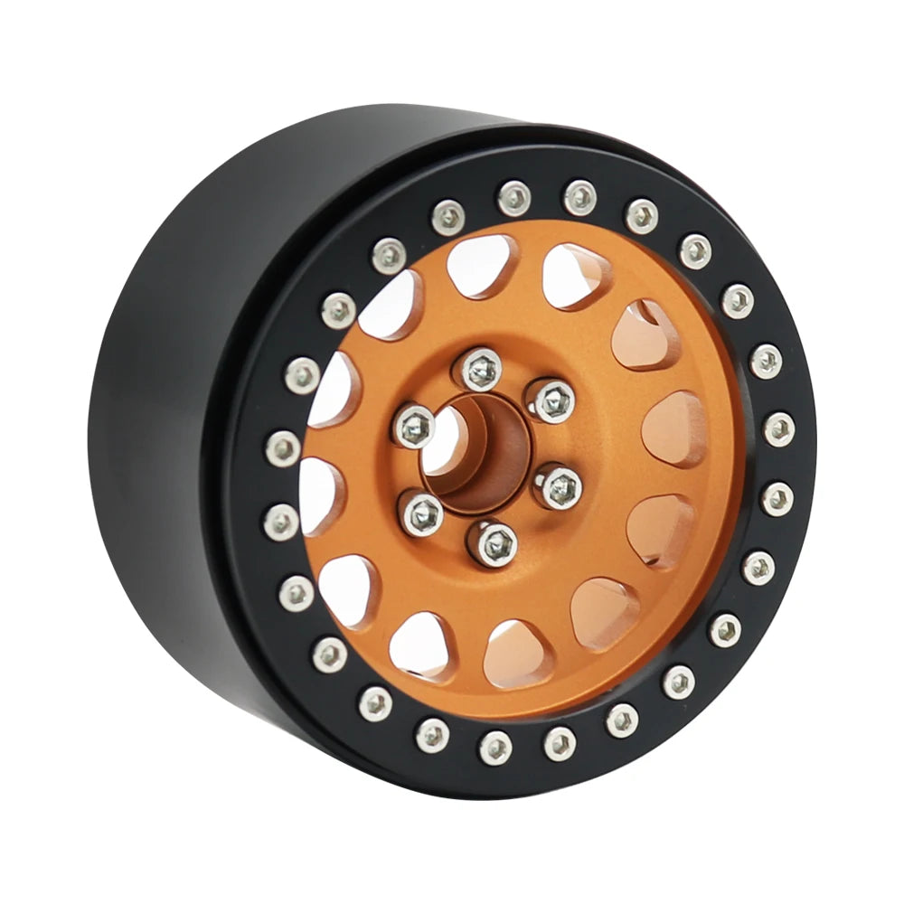 1/10 RC Crawler CNC 2.2" Aluminum Beadlock Wheels for TRX4 TRX6 Axial SCX10 Wraith Capra - EXPROTAS
