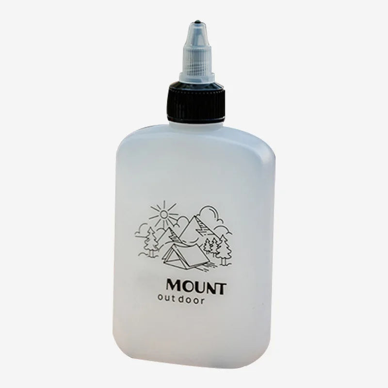 Outdoor Camping Oil Dispenser Bottle 120ml Leakproof Squeeze Jar