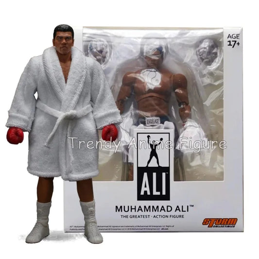 Fighting Champion Action Figure 18cm ST Boxing Champion Gold Belt Tyson Movable Toys Ornaments PVC Figures Collection Model-EXPROTAS
