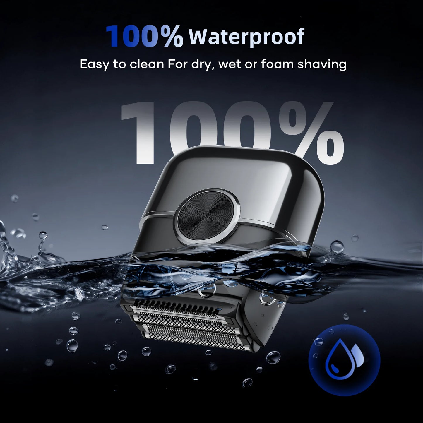 Portable Mini Electric Shaver for Men USB Rechargeable Travel Razor 8000RPM