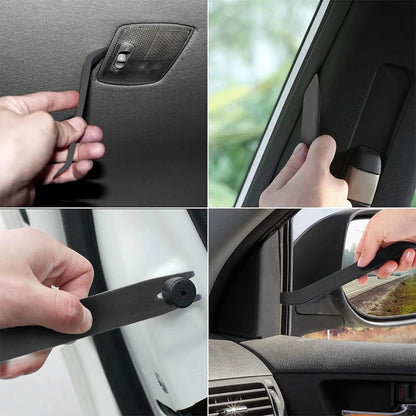 5Pcs Door Clip Trim Removal Tools Car Panel Pry Set Plastic Dash Interior