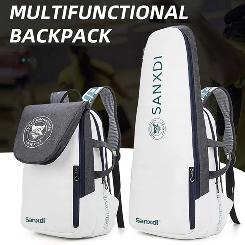 Foldable Tennis Paddle Backpack Squash Badminton Racket Bag Padel Racquetball Carrying Handbag Man Large Capacity Sports Bags-EXPROTAS
