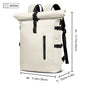 15.6" Laptop Bag Waterproof Expandable Travel Backpack USB Cycling Hiking Men