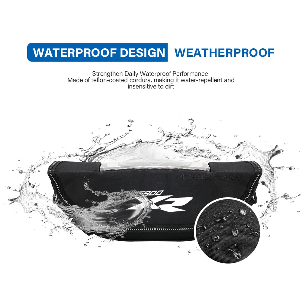 Waterproof Handlebar Tool Storage Bag for BMW R1250GS R1200GS F850GS F750GS