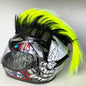 Helmet Wig Motorcycle Decoration Cockscomb Full Face Off Road Stickers