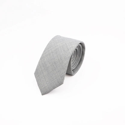 Mens Slim Solid Colour Tie 6.5cm Wedding Party Classic Necktie