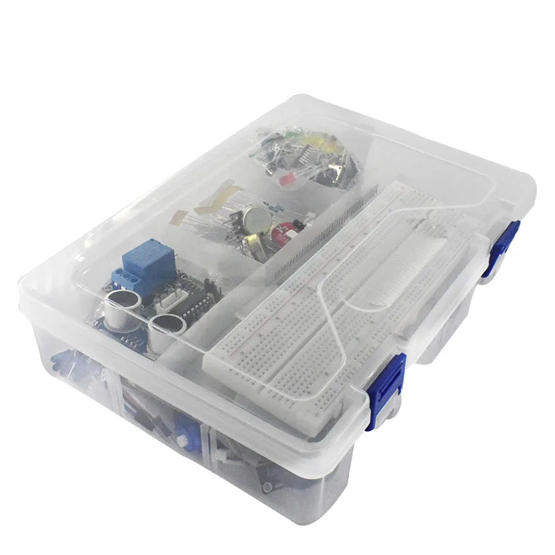 Starter Kit for Arduino Uno R3 - Uno R3 Breadboard and holder Step Motor / Servo /1602 LCD / jumper Wire/ UNO R3-EXPROTAS