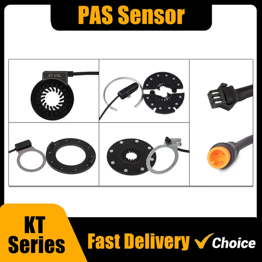 ChamRider KT PAS Pedal Assist Sensor V12L D12L BZ‑4/10C Dual Hall 12‑Signal