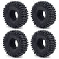 YEAHRUN 4Pcs 1.0inch Soft Rubber Wheel Tires 50/54/58/62/64/65mm for TRX-4M 1/18 Axial SCX24 1/24 RC Crawler Car Upgrade Parts-EXPROTAS
