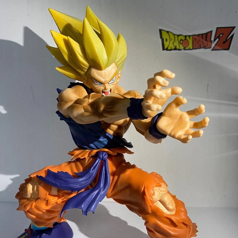 Dragon Ball Z Kamehameha Son Goku Figure Super Saiyan Kakarotto 16CM PVC Action Figures Model Dolls Toys for Children Gifts-EXPROTAS