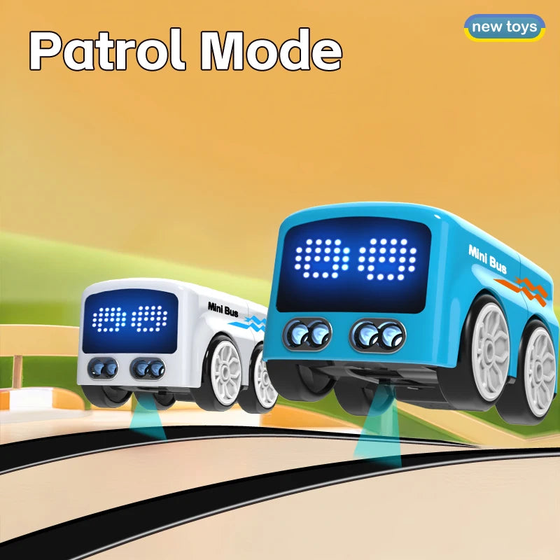 Magic RC Mini Bus Gesture Sensing Remote Control Cartoon Car Follow Toy