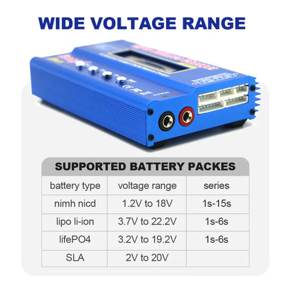 IMAX B6 80W Balance Digital Charger for Lipo NiMh RC Battery 12V 5A