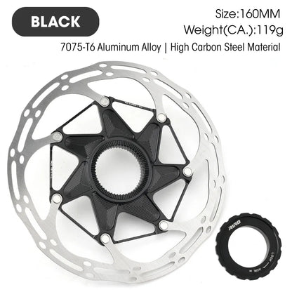 RIRO Center Lock Bicycle Disc Brake Rotor 140/160mm MTB Hydraulic Brake Disc