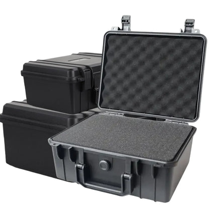 Waterproof Impact-Resistant Hard Toolbox, Portable Organizer for Hardware Tools & Instruments
