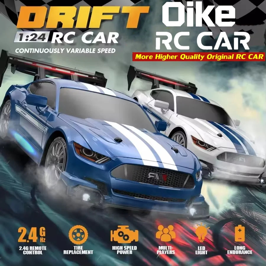 4WD RC Drift Car Remote Control 2.4G Racing Electric Toy 4x4 Vehicle