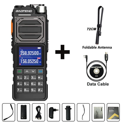 BAOFENG UV-25L Ham Radio High Powerful Tactical Walkie Talkie 50KM Four-Band Type-C 999Channel Two Way Radio BAOFENG NEW Upgrade-EXPROTAS