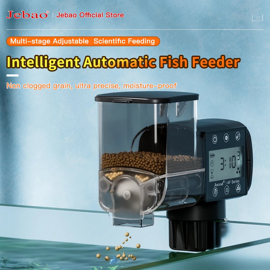 Jebao Jecod New Aquarium Fish Tank Feeder Intelligent Automatic Feeder Digital Timing Wifi Wireless Remote Control Fish Feeding-EXPROTAS