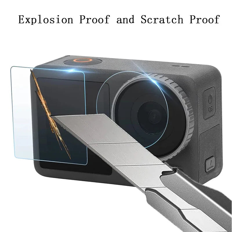 Glass Lens Protector for DJI Osmo Action 4 Tempered Film Accessories