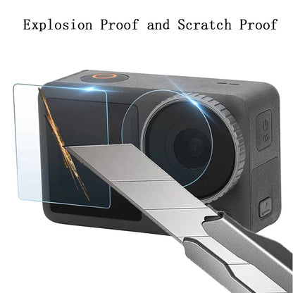 Glass Lens Protector for DJI Osmo Action 4 Tempered Film Accessories